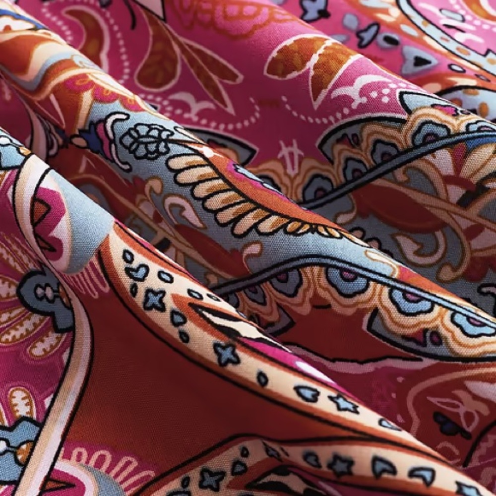 Pink Patterned Maxi Dress - Picture 6 of 6